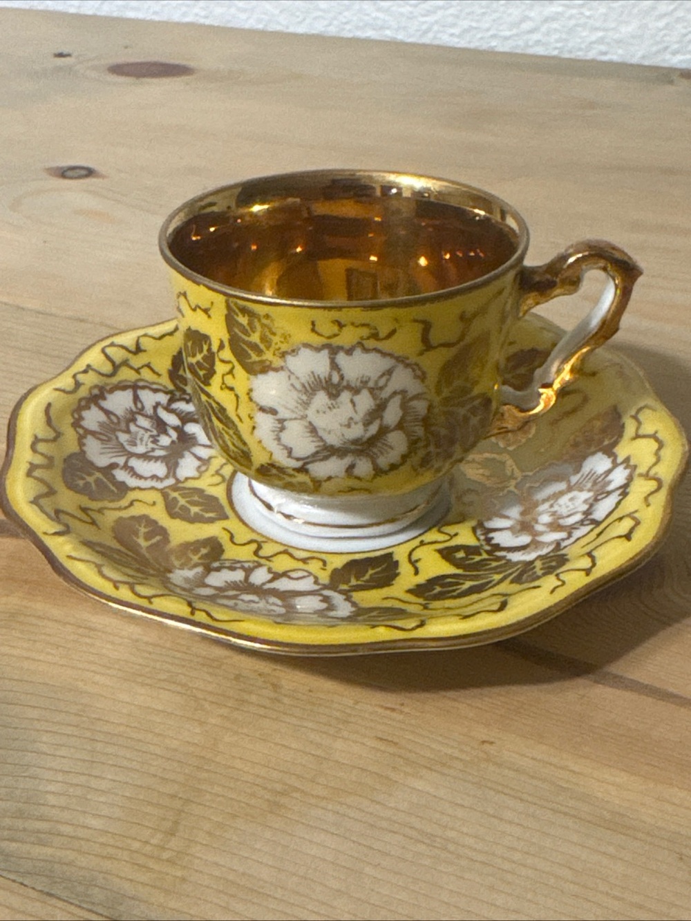 Vintage Mid century MCM Plankenhammer Floss Bavaria Tea Cup And Saucer Set